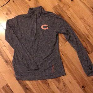 Nike Chicago Bears dri-fit 1/4 zip shirt
